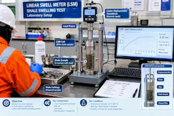 Linear Swell Meter Lab Setup