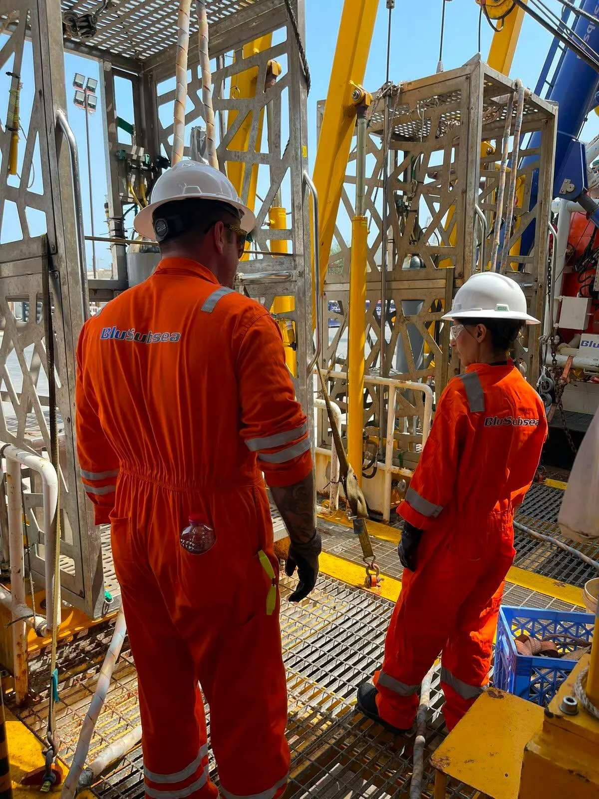 offshore workers providing critical support in remote locations